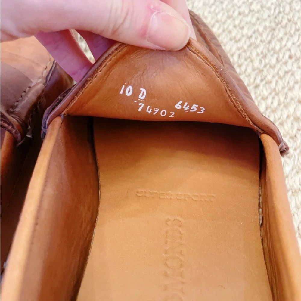 Allen Edmonds Super Sport Moc Toe Penny Loafer Datk Chili Leather Size 10.5 - Picture 10 of 11